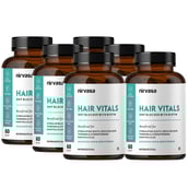 1 - Nirvasa Hair Vitals DHT Blocker with Biotin,  60 tablet(s)  Unflavoured (Pack of 6) 