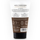 5 - Ustraa Beard Wash Woody,  60 ml  Cleanse Repair and Strengthens 