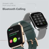 Noise ColorFit Icon Buzz Bluetooth Calling Smartwatch,  Classic Red  Free Size 