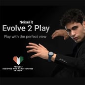 1 - Noise Fit Evolve 2 Play Smartwatch,  Jet Black  Free Size 