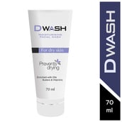 2 - Dwash Moisturising Facial Wash,  70 ml  for Dry Skin (Pack of 2) 