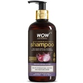 WOW Skin Science Red Onion Black Seed Oil Shampoo,  300 ml  for All Hair Types 