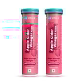 HealthKart HK Vitals ACV 750 mg Effervescent,  30 tablet(s)  Watermelon 