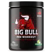 1 - Big Bull Pre Workout,  0.56 lb  Green Apple 