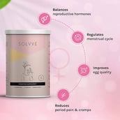 2 - Solvve PCOS PCOD Supplement, 15 sachets/pack Orange (Pack of 2)