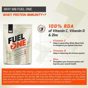 8 - MB Fuel One Whey Protein Powder Immunity+, 2.2 lb Chocolate