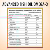 5 - MuscleXP Advanced Fish Oil Omega-3,  60 capsules 