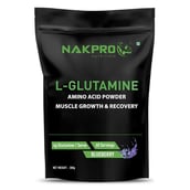 1 - Nakpro L-Glutamine,  0.66 lb  Blueberry 