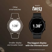 2 - Noise Fit Twist Smart Watch,  Jet Black 