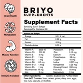5 - Briyo Multivitamins & Minerals with Ginseng,  60 softgels  Unflavoured 