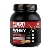 1 - Megagrow Whey Protein Isolate, 2.2 lb Cookie & Cream