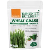 HealthyHey Nutrition Organic Wheat Grass Powder,  400 g 