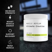 3 - Muscle Asylum Ultimate Creatine, Unflavoured 0.55 lb