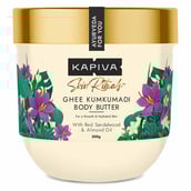 1 - Kapiva Ghee Kumkumadi Body Butter,  200 g  with Red Sandalwood & Almond Oil 
