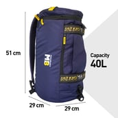 2 - MuscleBlaze Hybrid Gym Bag (UNLEASH THE ZIDD),  Blue