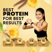 6 - Zeelab Athlete 100% Whey Protein, 4.4 lb French Vanilla Creme