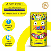 4 - Mom & World Kidsy Vitamin D, 30 gummies Lemon (Pack of 2)
