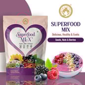 3 - Mom & World Superfood Mix Seeds, Nuts & Berries,  Unflavoured  200 g 
