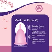 4 - Mom & World Natural Intimate Foaming Feminine Hygiene Wash,  120 ml  + Reusable Menstrual Cup (Medium) 