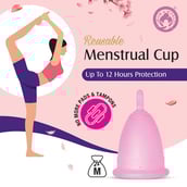 3 - Mom & World Reusable Menstrual Cup,  2 Piece(s)/Pack  Medium 