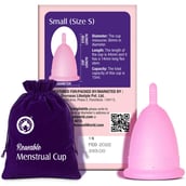 9 - Mom & World Reusable Menstrual Cup,  2 Piece(s)/Pack  Small 