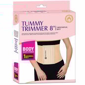 9 - Mom & World Tummy Trimmer 8 Inches Abdominal Belt,  Beige  Extra Large 
