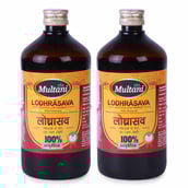 1 - Multani Lodhrasava (Pack of 2), 450 ml