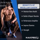5 - Nakpro Micellar Casein Protein, 2.2 lb Mango