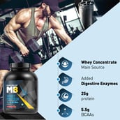 5 - MuscleBlaze Whey Protein,  4.4 lb  Strawberry 