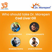 5 - Dr. Morepen Cod Liver Oil,  100 softgels 