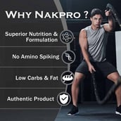 5 - Nakpro Platinum Plus+ Whey Protein Isolate,  2.2 lb  Chocolate Cream 