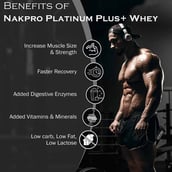 4 - Nakpro Platinum Plus+ Whey Protein Isolate,  2.2 lb  Coffee 