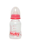Nuby Feeding Bottle 2, 0-6 Months plastic 150 ml