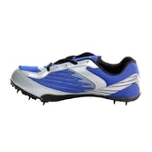 Nivia Zion Jumping Running Spike Shoes, Blue/Silver 7