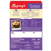 2 - Bagrrys 100% Organic Quinoa,  500 g  Unflavoured 