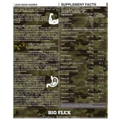 supplement - Big Flex LMG(Light Machine Gun) Lean Mass Gainer, 6.6 lb Kesar Badam + Big Flex Shaker Free