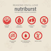 4 - Nutriburst Health & Vitality Multivitamins,  60 gummies  Natural Mixed Berry Pack of 2 