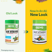 2 - Oziva Hair Vitamins, 60 veggie capsule(s) Unflavoured