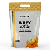 1 - Big Flex Essential Whey Protein Isolate, 4.4 lb Mango Milkshake