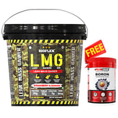 1 - Big Flex LMG(Light Machine Gun) Lean Mass Gainer, 6.6 lb Strawberry & Banana + Pharmgrade Healthy Living Boron 60 Tabs Free
