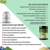 4 - Azani Active Nutrition Active Plant Protein, 1.1 lb Unflavoured