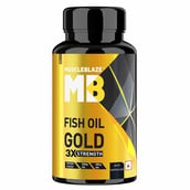 1 - MuscleBlaze Fish Oil Gold with Higher Strength EPA & DHA OP, 60 capsules