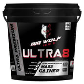 1 - Big Wolf Nutrition Ultra8 Mass Gainer, 9.92 lb Unflavoured