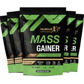 1 - MuscleXP Mass Gainer, 2.2 lb Chocolate Fudge (Pack of 5)