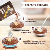 9 - MuscleBlaze High Protein Oats OP, 400 g Dark Chocolate