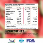 4 - Fitspire Super Gold BCAA, 0.55 lb 25 Servings Watermelon with Protein Shaker