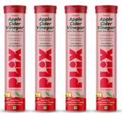 1 - Plix Life Apple Cider Vinegar with Mother,  15 tablet(s)  Apple (Pack of 4) 