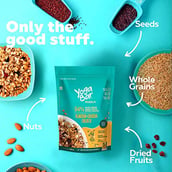 5 - Yogabars Wholegrain Breakfast Muesli,  0.400 kg  Almond and Quinoa Crunch 