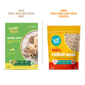 8 - Yogabars Super Oats, 100% Rolled Oats 0.400 kg