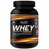 INLIFE Whey Protein Powder, 2 lb Strawberry
